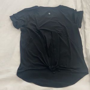 Lululemon shirtsleeve tie back shirt